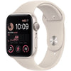 Apple Watch SE 2nd Gen 40mm GPS Starlight with S/M Starlight Sports Band (Refurbished)