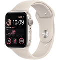Apple Watch SE 2nd Gen 40mm GPS Starlight with S/M Starlight Sports Band (Refurbished) by DailySale