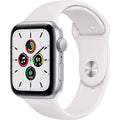 Apple Watch SE GPS Silver Aluminum Case with Sport Band (Refurbished) by DailySale