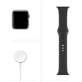 Apple Watch Series 3 GPS 42mm Space Gray Aluminum Case with Black Sport Band (Refurbished) by DailySale