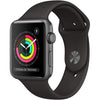 Apple Watch Series 3 GPS 42mm Space Gray Aluminum Case with Black Sport Band (Refurbished)