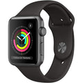 Apple Watch Series 3 GPS 42mm Space Gray Aluminum Case with Black Sport Band (Refurbished) by DailySale