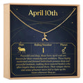 April 10th Aries Necklace by Dear Ava