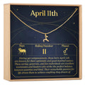 April 11th Aries Necklace by Dear Ava