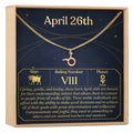 April 26th Taurus Necklace by Dear Ava
