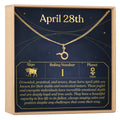 April 28th Taurus Necklace by Dear Ava
