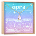 April Birthday Gemstone Necklace by Dear Ava