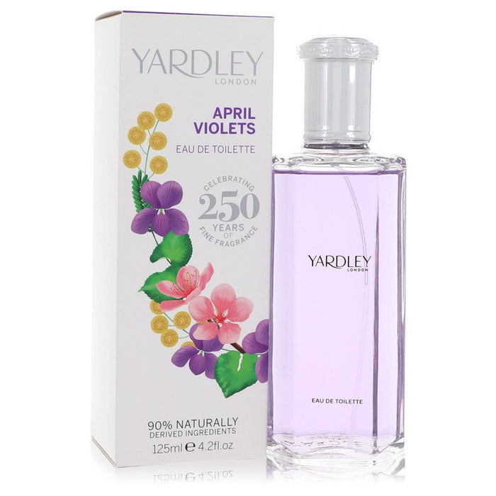 April Violets by Yardley London Eau De Toilette Spray 4.2 oz for Women by Avera Group