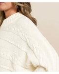 Arctic Cable Sweater by Boutique 23