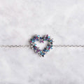 Arden Dark Colored Heart Bracelet by DailySale