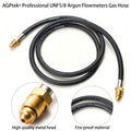 Argon CO2 Flow Meter Regulator Hose Mig Tig UNF5/8, 6.56ft with Inert Gas Fitting by DailySale