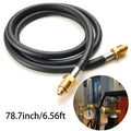 Argon CO2 Flow Meter Regulator Hose Mig Tig UNF5/8, 6.56ft with Inert Gas Fitting by DailySale