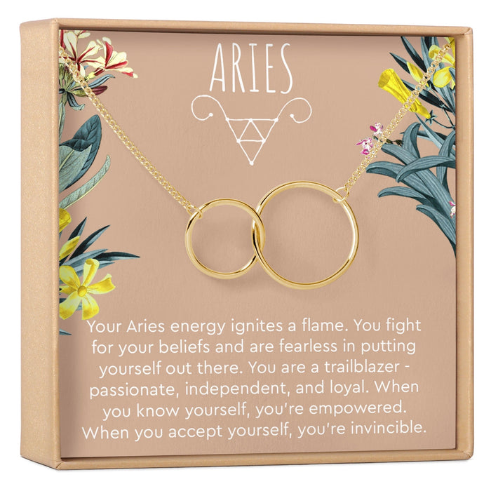 Aries Zodiac Gift Necklace by Dear Ava