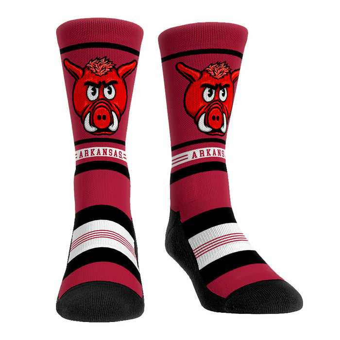 Arkansas Razorbacks - Game Face Mascot by Rock 'Em Socks