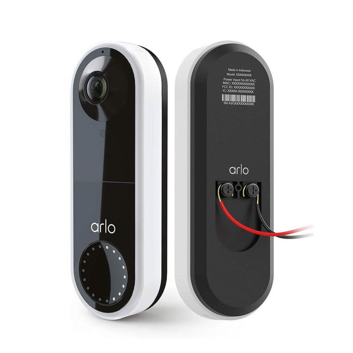 Arlo Essential Wired Video Doorbell (Refurbished) by DailySale