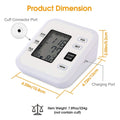 Arm Blood Pressure Monitor with Adjustable Cuff by DailySale