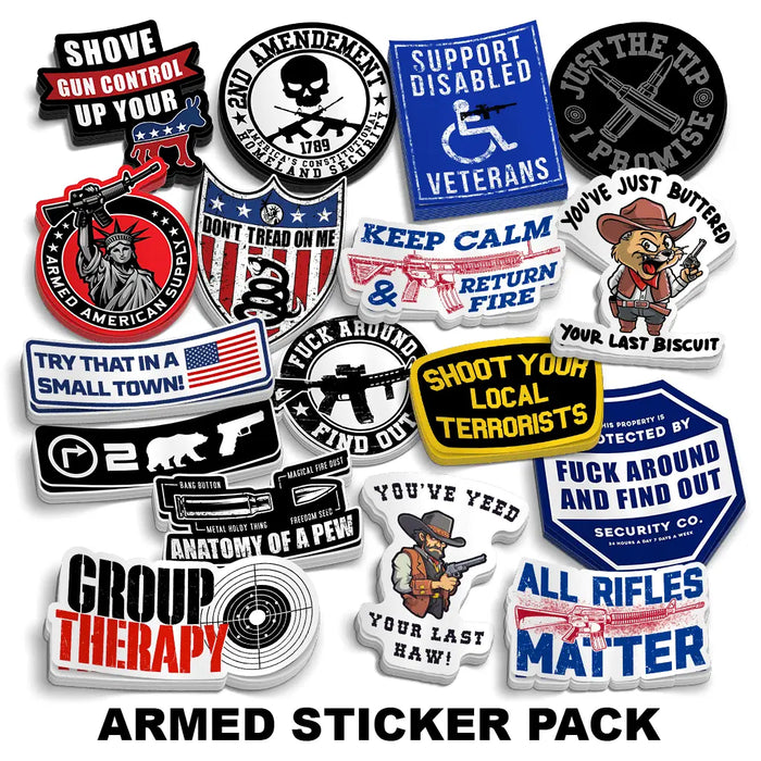Armed Sticker Pack by Armed American Supply