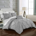 Armi Pinch-Pleated Microfiber Duvet Cover Set by DailySale