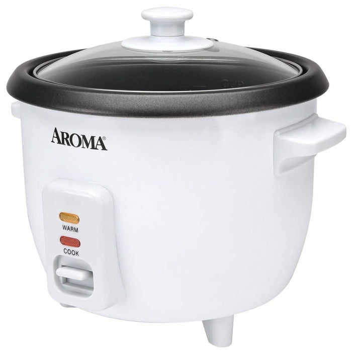 Aroma 6-Cup 1.5Qt. Non-Stick Rice Cooker (Refurbished) by DailySale