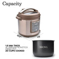 Aroma Housewares Professional MTC-8016 Digital Pressure Cooker 6 quart by DailySale