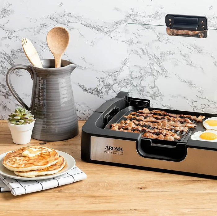 Aroma Housewares Smokeless Indoor Use Electric Grill/Griddle by DailySale
