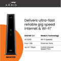 ARRIS SURFboard SBG8300 DOCSIS 3.1 Gigabit Cable Modem & AC2350 Wi-Fi Router (Refurbished) by DailySale