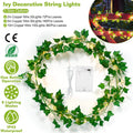 Artificial Ivy Leaves String Lights by DailySale
