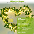 Artificial Ivy Leaves String Lights by DailySale