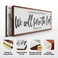 As For Me And My House We Will Serve The Lord Faith Sign II by Tailored Canvases