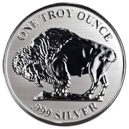 Asahi Buffalo REVERSE PROOF - 1 oz .999 Silver Round by DailySale