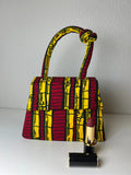 Asma Knot African Print Mini Bag by Duma Mbili LLC