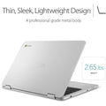 ASUS Chromebook Flip C302CA-DH54 12.5-inch Touchscreen Convertible Chromebook (Refurbished) by DailySale