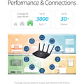 ASUS RT-AX3000 Dual Band WiFi 6 Extendable Router (Refurbished) by DailySale