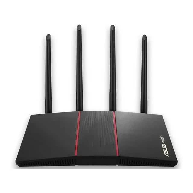 ASUS RT-AX55 AX1800 Dual Band WiFi 6 Gigabit Router (Refurbished) by DailySale