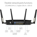 ASUS RT-AX88U Pro (AX6000) Dual Band WiFi 6 Extendable Gaming Router (Refurbished) by DailySale