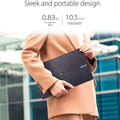ASUS ZenScreen 15.6” 1080P Portable USB Monitor (MB16ACV) (Refurbished) by DailySale