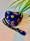 Asya Kente Heart Shaped Crossbody Bag by Duma Mbili LLC