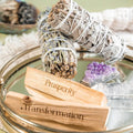 Attract Abundance - Premium Manifestation Smudge Kit (8 Pieces) by Conscious Items