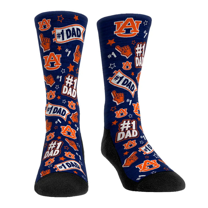 Auburn Tigers - #1 Dad by Rock 'Em Socks
