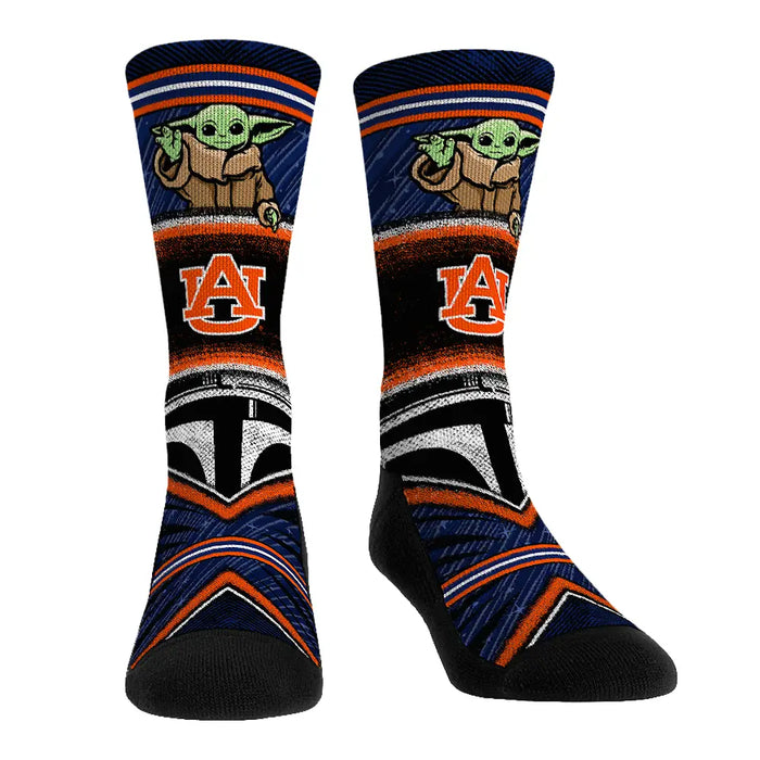 Auburn Tigers - Star Wars - Grogu Intergalactic Fan by Rock 'Em Socks