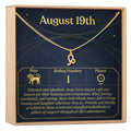 August 19th Leo Necklace by Dear Ava