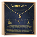 August 23rd Virgo Necklace by Dear Ava
