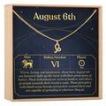 August 6th Leo Necklace by Dear Ava