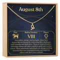 August 8th Leo Necklace by Dear Ava