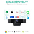 AUKEY 1080P Webcam with Dual Noise Reduction Stereo Microphones by DailySale