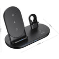 AUKEY 3-in-1 Wireless Charger Black by DailySale
