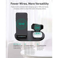 AUKEY 3-in-1 Wireless Charger Black by DailySale