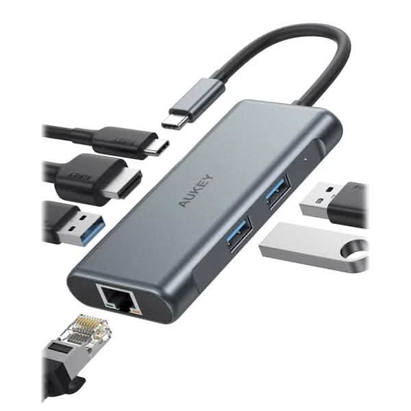 Aukey 6-in-1 USB-C Hub by DailySale