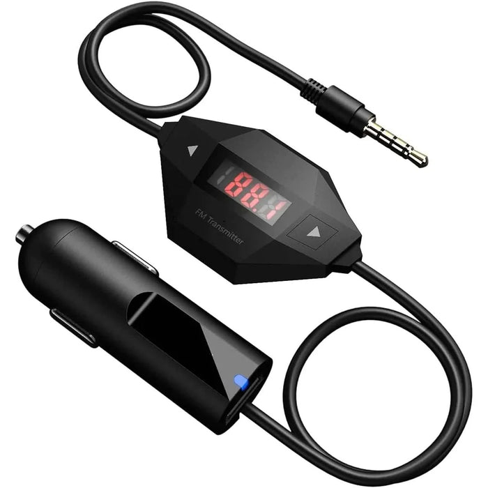 AUKEY FM Transmitter, Radio Adapter Car Kit with USB Car Charger by DailySale