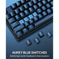AUKEY KMG16 Mechanical Keyboard Blue Switches 104key by DailySale
